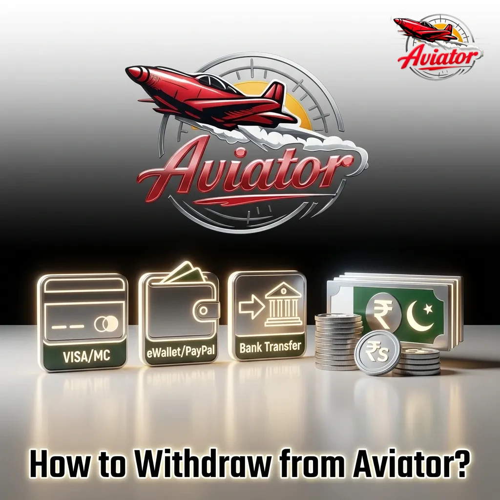 Step-by-step guide showing the Aviator game withdrawal process from cashier section to receiving funds