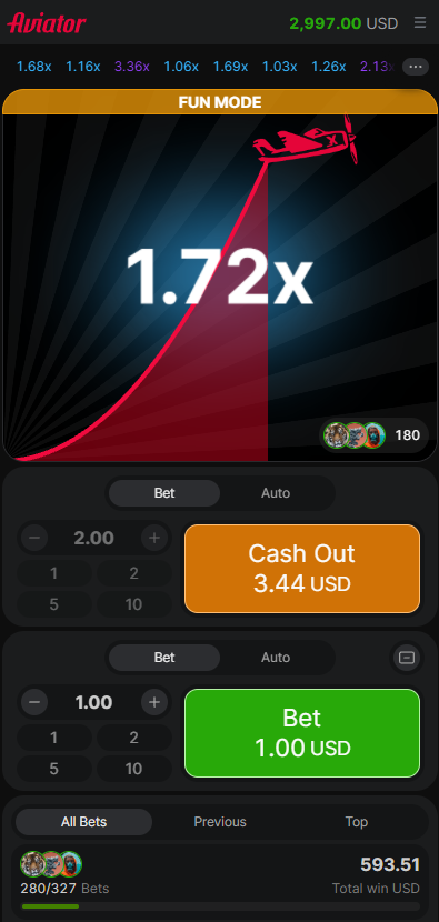 aviator screenshot 2