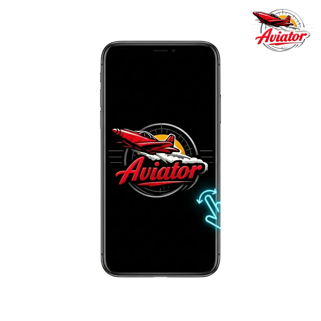 Mobile Aviator game interface on smartphone showing download options for Android and iOS devices in Pakistan