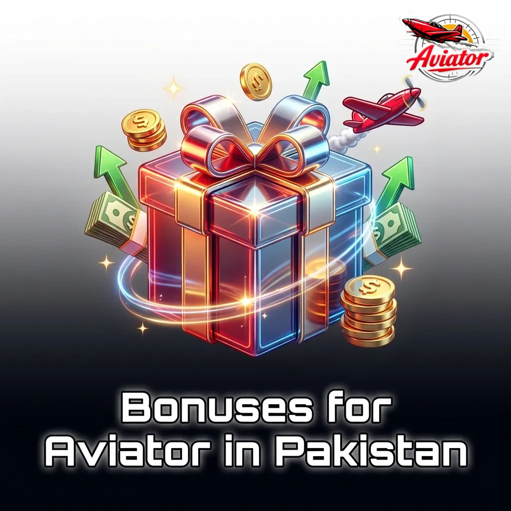 Casino bonuses for Aviator game in Pakistan including welcome offers, free bets, cashback, and VIP rewards display