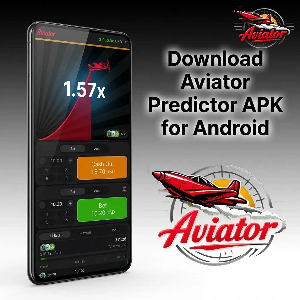 Android phone screen showing APK installation steps for Aviator Predictor app with security warning message
