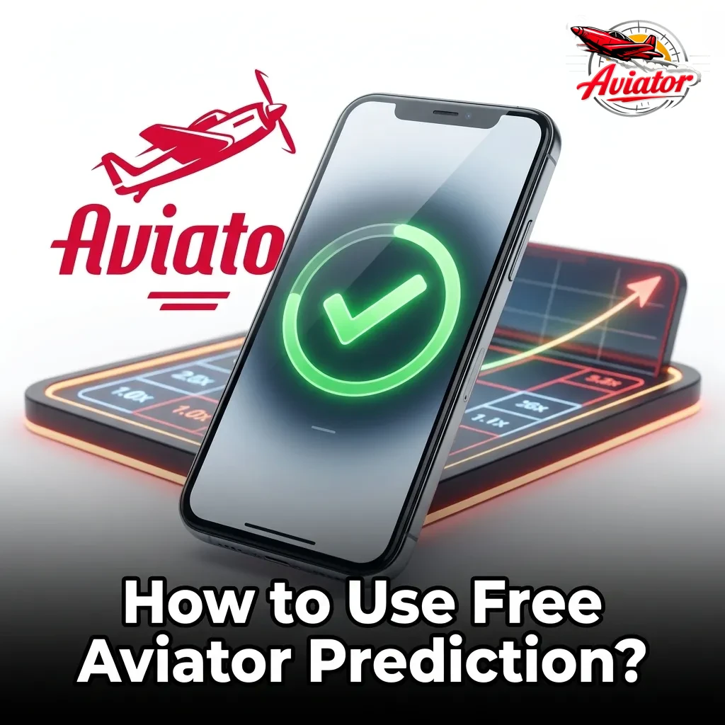 Guide showing steps to use free Aviator prediction app: select casino, connect game stream, review multipliers, place bets