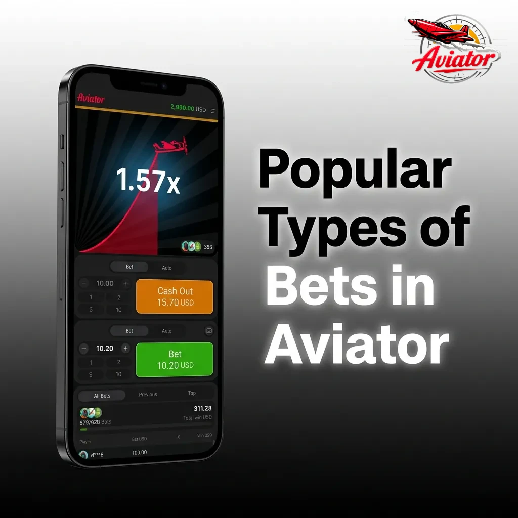Aviator game interface showing single bet, dual bet, auto-bet, and auto-cashout options for different playing styles.