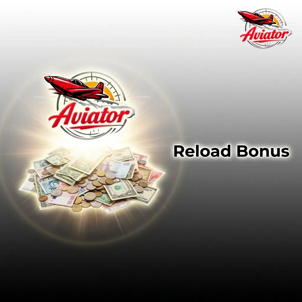 Players depositing funds to receive reload bonus for continued Aviator gameplay at online casino