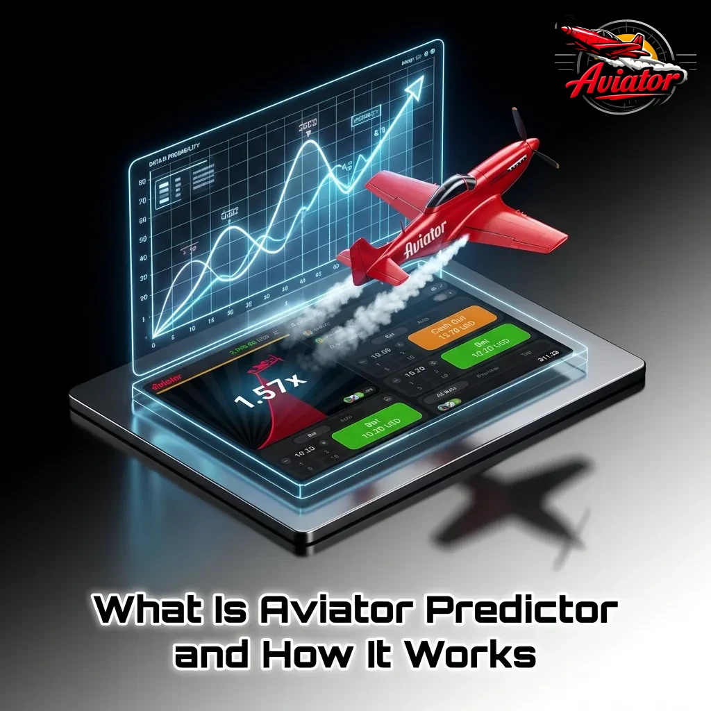 Aviator Predictor app interface showing multiplier forecasts and betting tips for crash-style gambling game rounds
