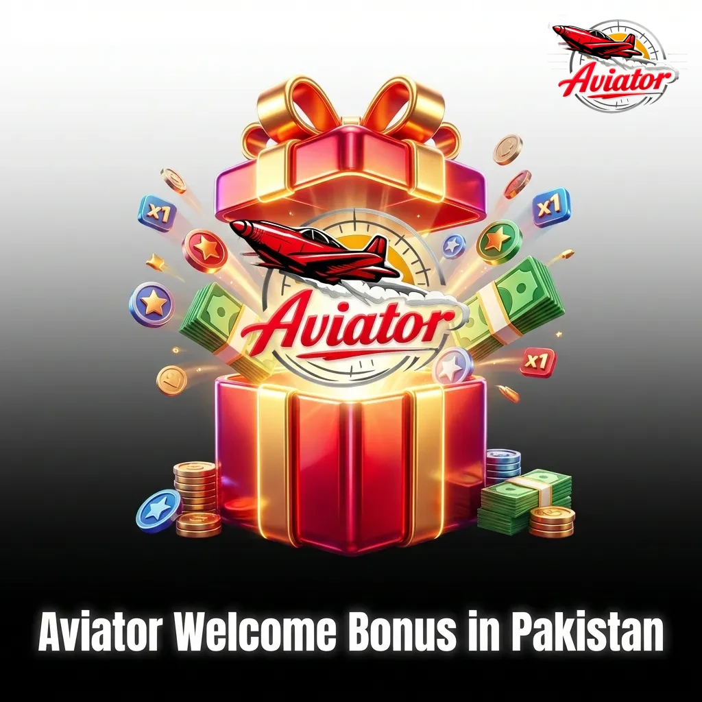 Aviator casino welcome bonus offer showing 125% match plus 250 free spins on first deposit in Pakistan