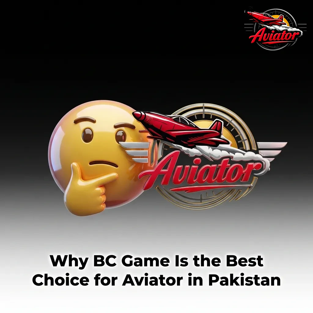 BC Game platform interface showing Aviator game with Pakistani payment options and mobile app features