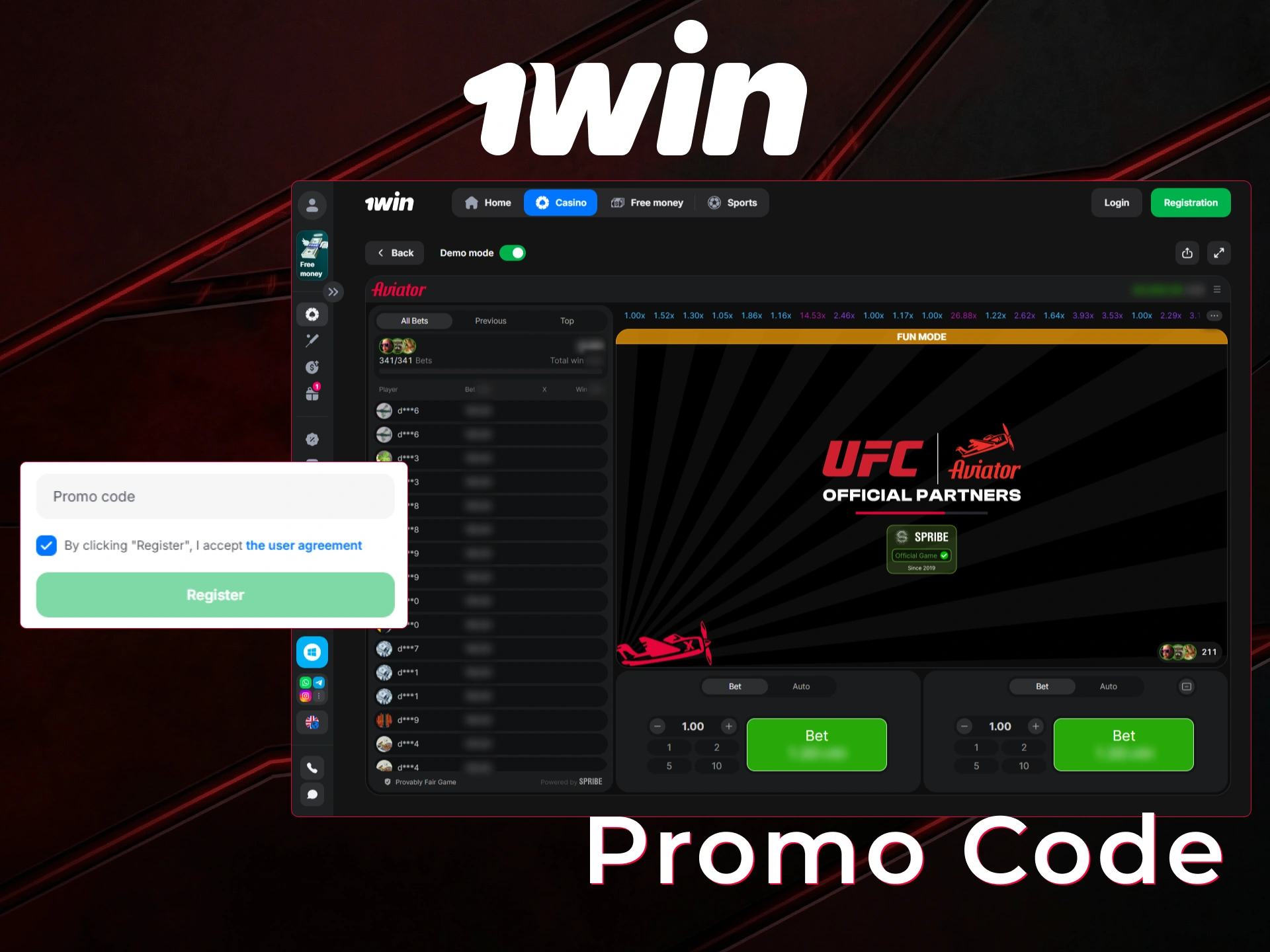 Apply a special promo code for Aviator 1win to maximize rewards.