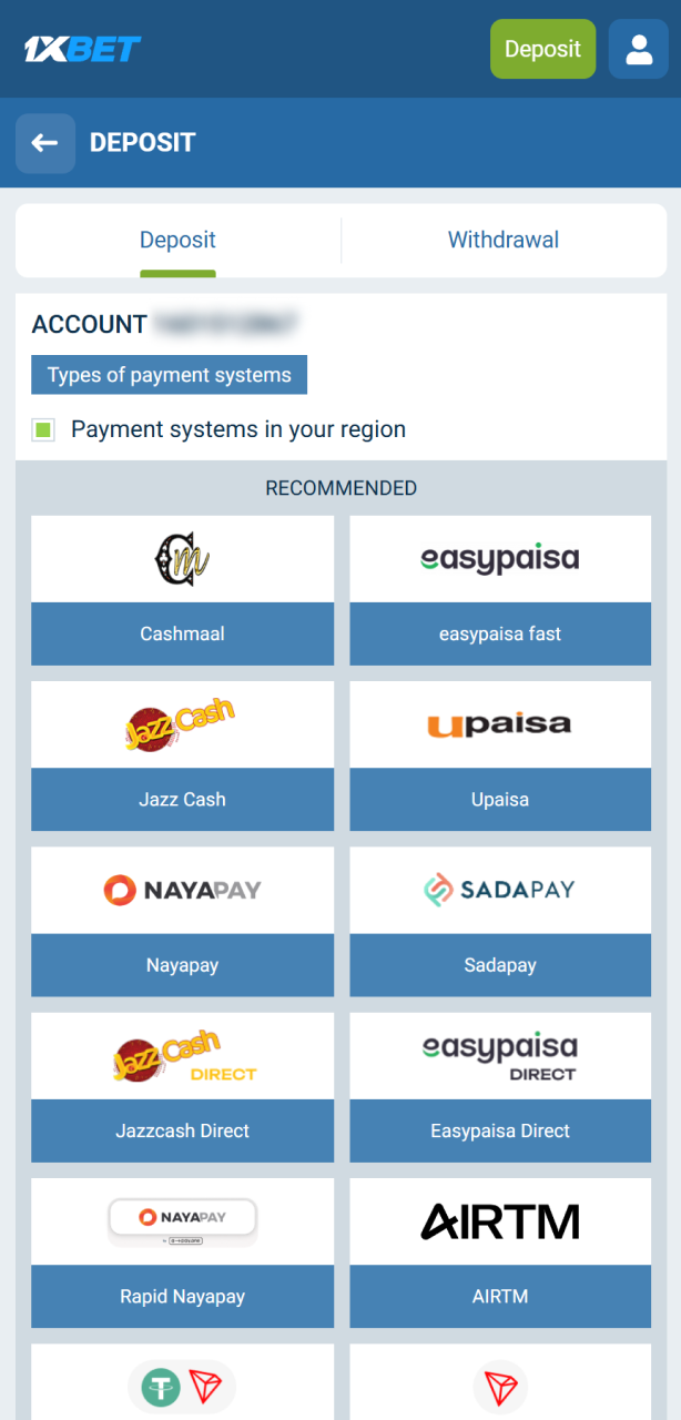 Make a deposit to play 1xBet Aviator and win real prizes.