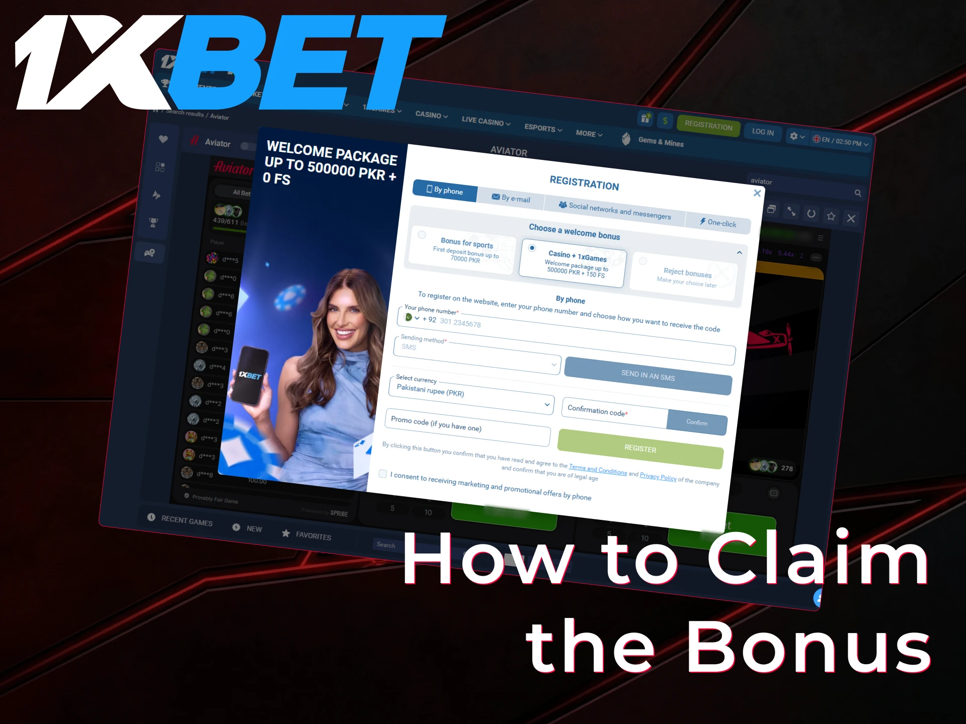 Follow these simple steps and learn how to claim the bonus.