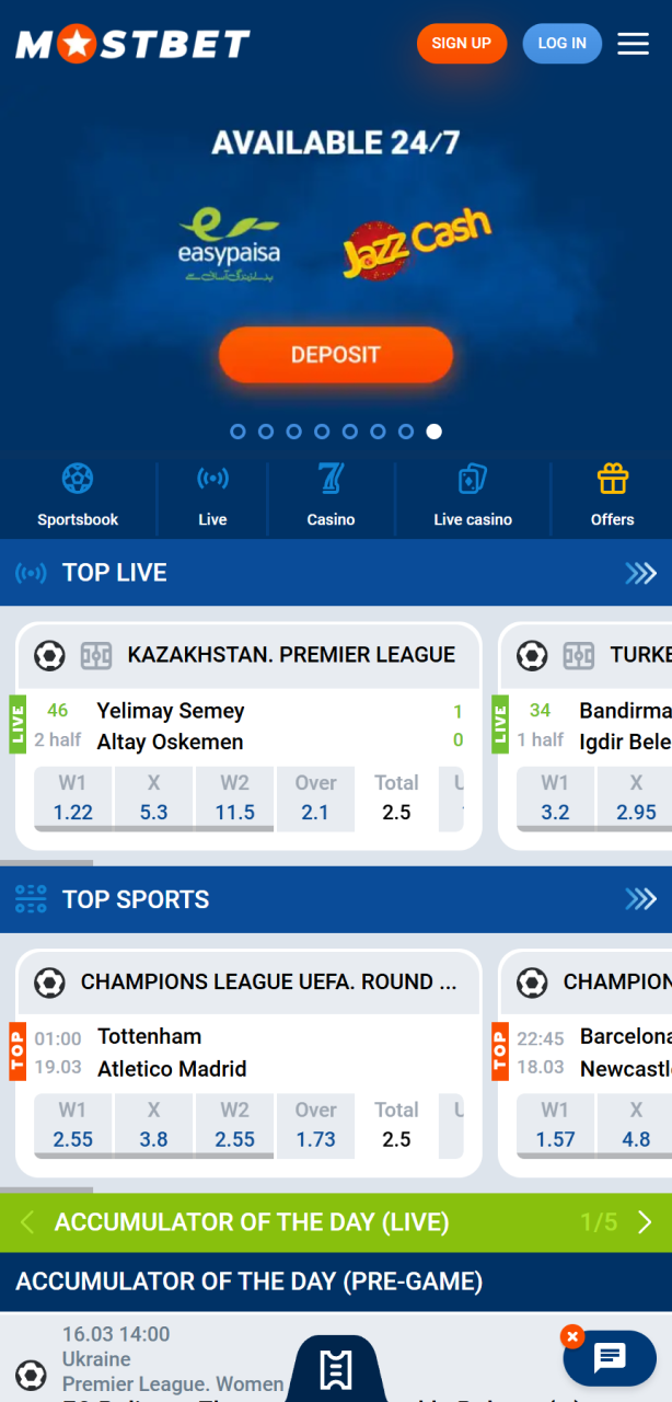 Open the App to play Mostbet Aviator on your mobile device.