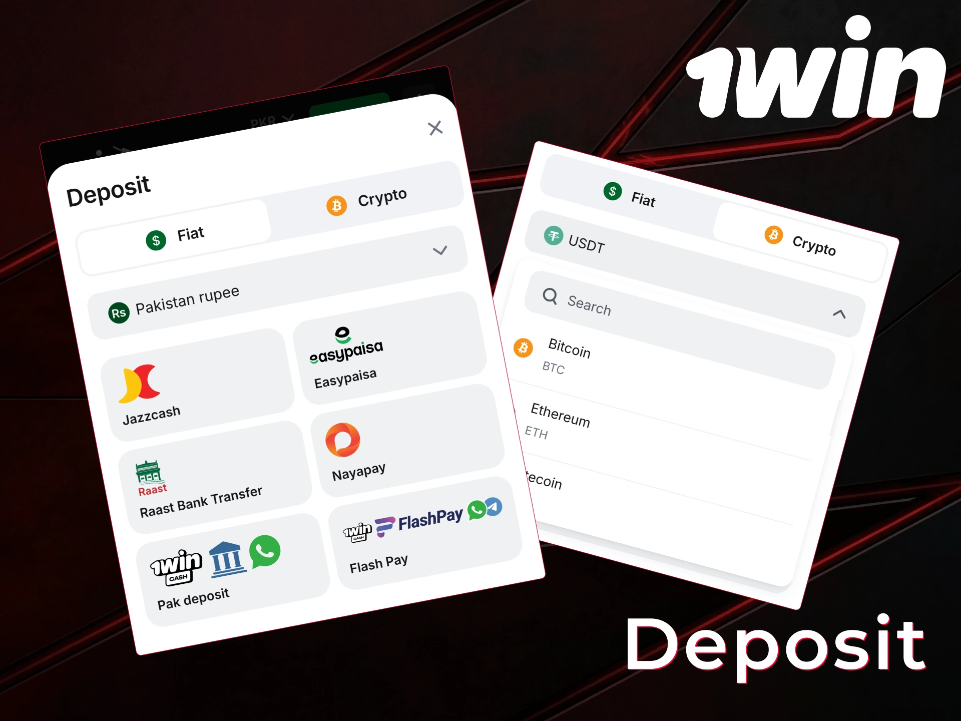 Learn how to deposit funds via the application to start playing.