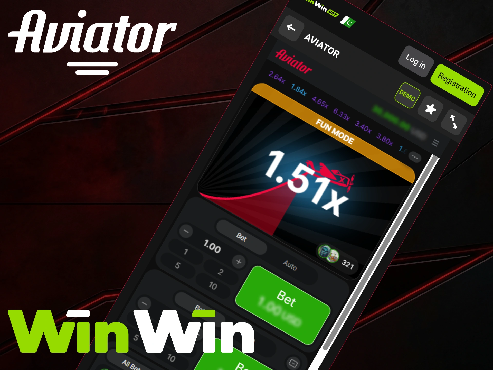 Install the WinWin app and play the Aviator crash game today.