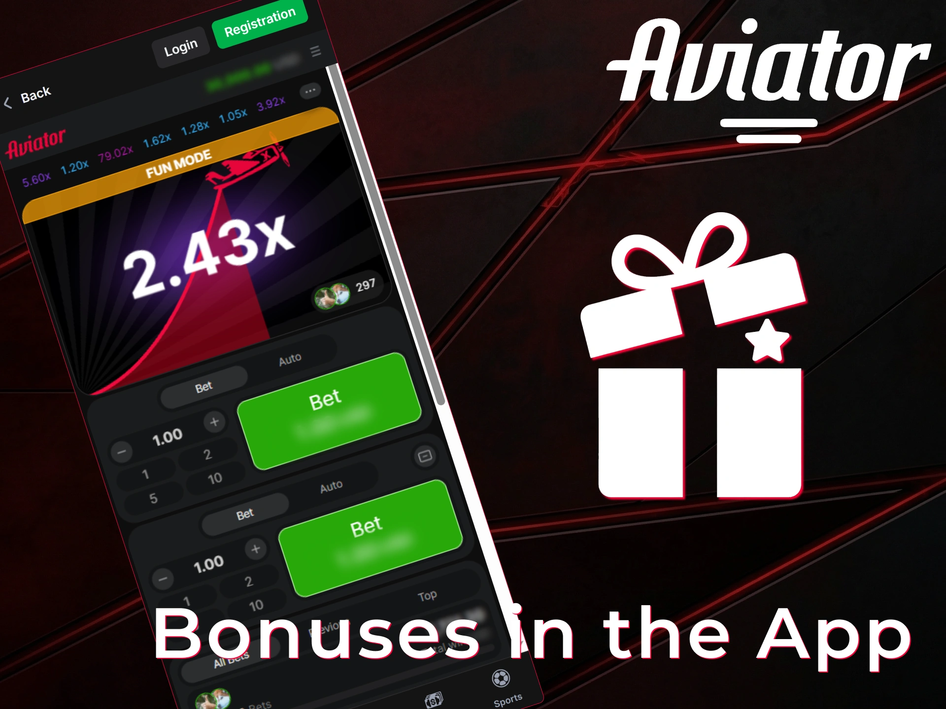 Claim exclusive bonuses for Pakistan in Aviator app to win more.