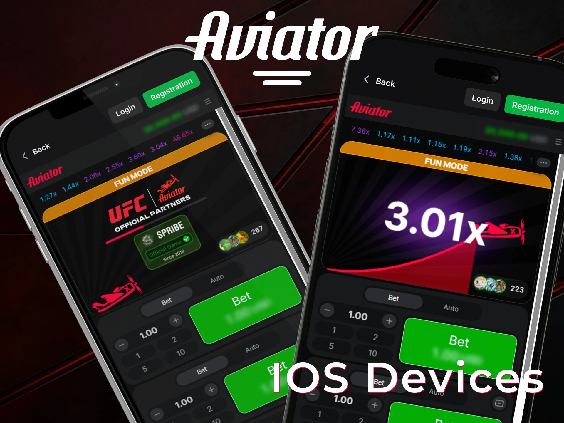 View all iOS supported devices compatible with the Aviator app game.