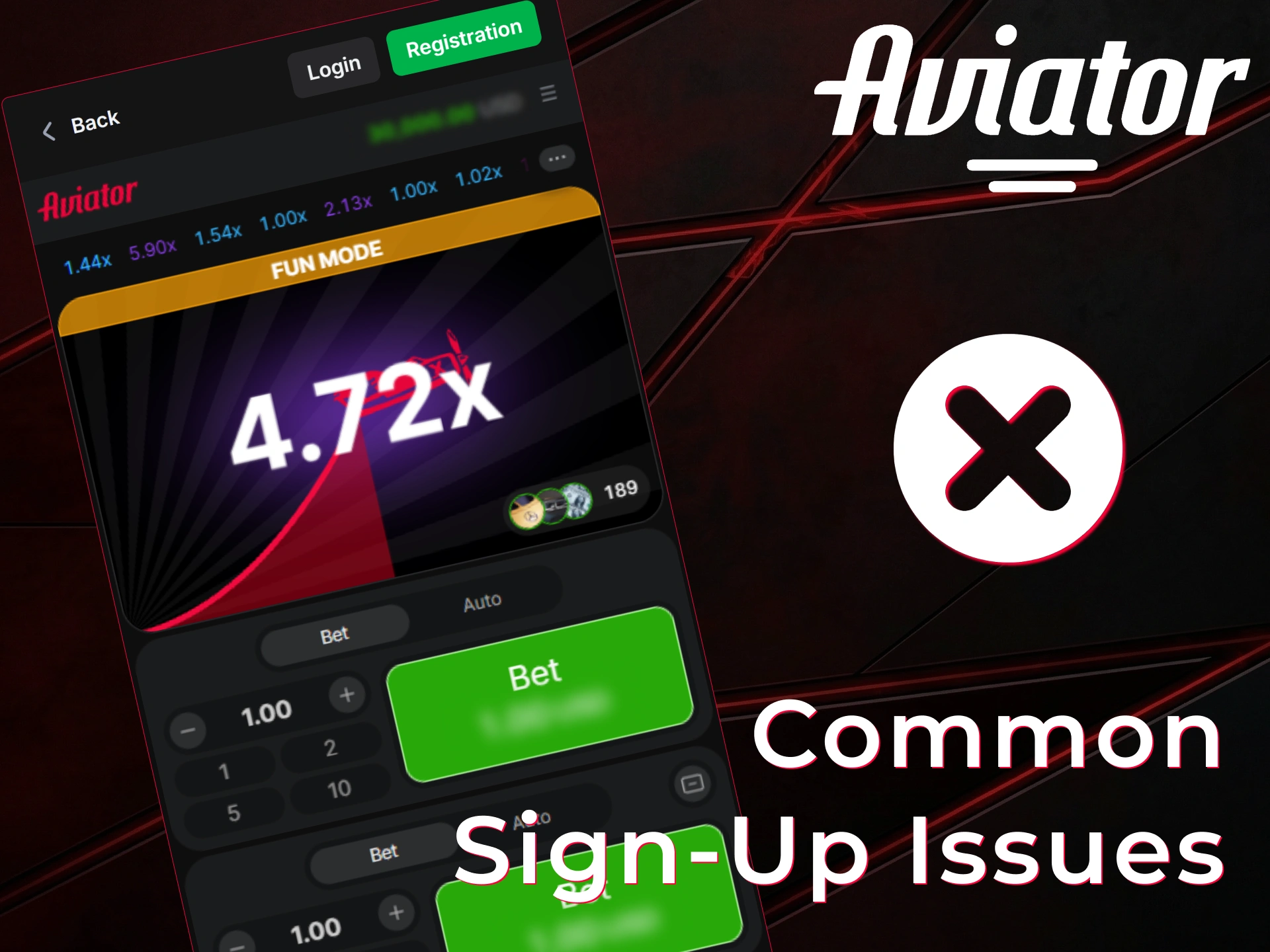 Learn how to quickly resolve common sign-up issues on Aviator platforms.