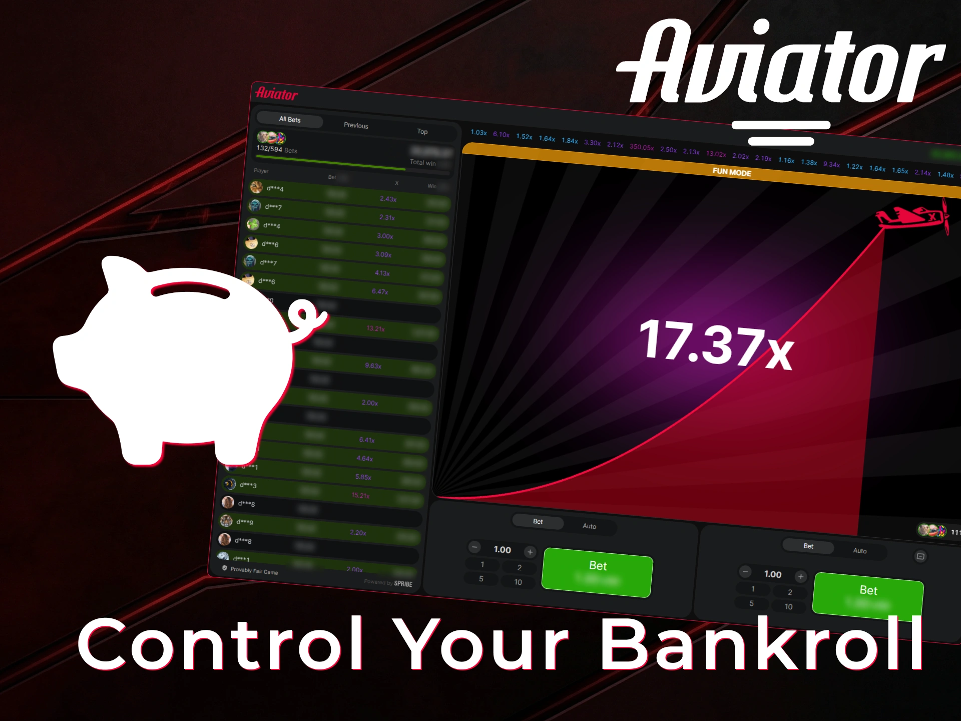 Control your bankroll while playing Aviator to maintain a responsible gaming strategy.