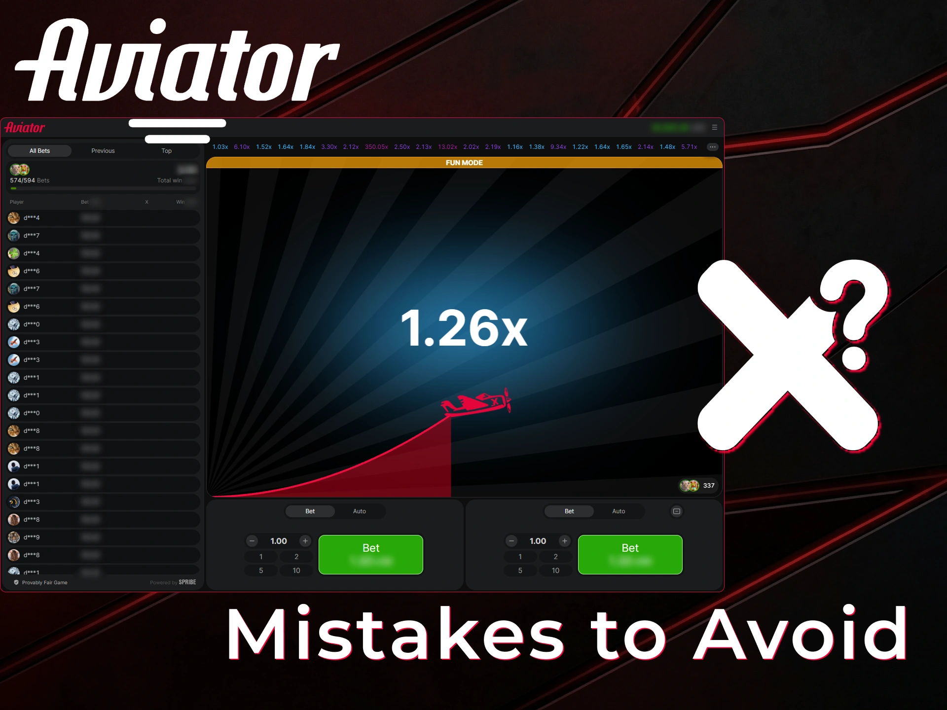 Avoid common Aviator mistakes to protect your balance and improve your winnings.