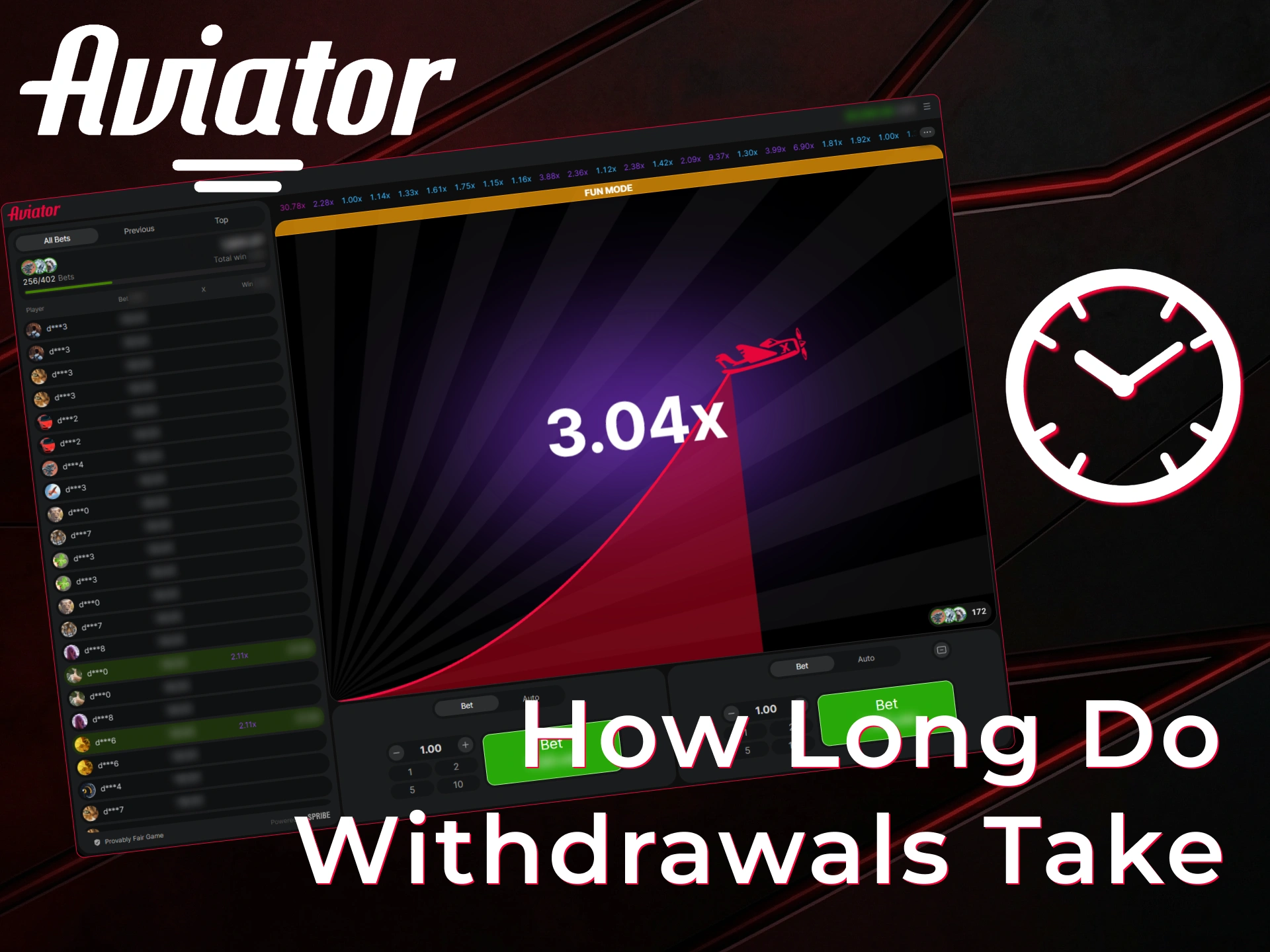 Find out how long do Aviator withdrawals take for various payment methods in Pakistan.
